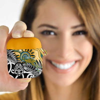 New Zealand Australia Rugby AirPods Case Wallabies Aboriginal All Black Maori Tiki Together - Polynesian Pride