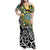 New Zealand Australia Rugby Custom Family Matching Off Shoulder Maxi Dress and Hawaiian Shirt Wallabies Aboriginal All Black Maori Tiki Together - Polynesian Pride
