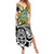 New Zealand Australia Rugby Custom Family Matching Summer Maxi Dress and Hawaiian Shirt Wallabies Aboriginal All Black Maori Tiki Together - Polynesian Pride