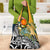 New Zealand Australia Rugby Grocery Bag Wallabies Aboriginal All Black Maori Tiki Together - Polynesian Pride