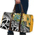 New Zealand Australia Rugby Travel Bag Wallabies Aboriginal All Black Maori Tiki Together - Polynesian Pride