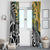 New Zealand Australia Rugby Window Curtain Wallabies Aboriginal All Black Maori Tiki Together - Polynesian Pride