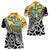 New Zealand Australia Rugby Custom Women Polo Shirt Wallabies Aboriginal All Black Maori Tiki Together - Polynesian Pride