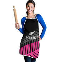 New Zealand Silver Fern Rugby Custom Apron 2025 All Black Go Champions - Polynesian Pride