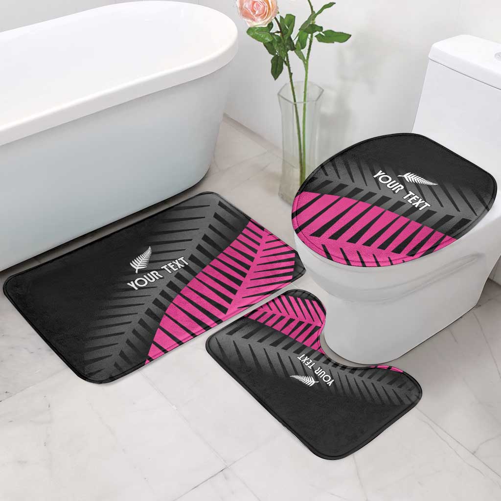 New Zealand Silver Fern Rugby Custom Bathroom Set 2025 All Black Go Champions - Polynesian Pride