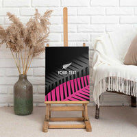New Zealand Silver Fern Rugby Custom Canvas Wall Art 2025 All Black Go Champions - Polynesian Pride