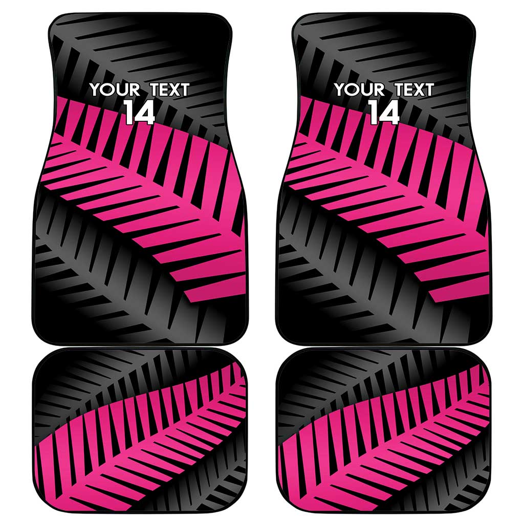 New Zealand Silver Fern Rugby Custom Car Mats 2025 All Black Go Champions - Polynesian Pride