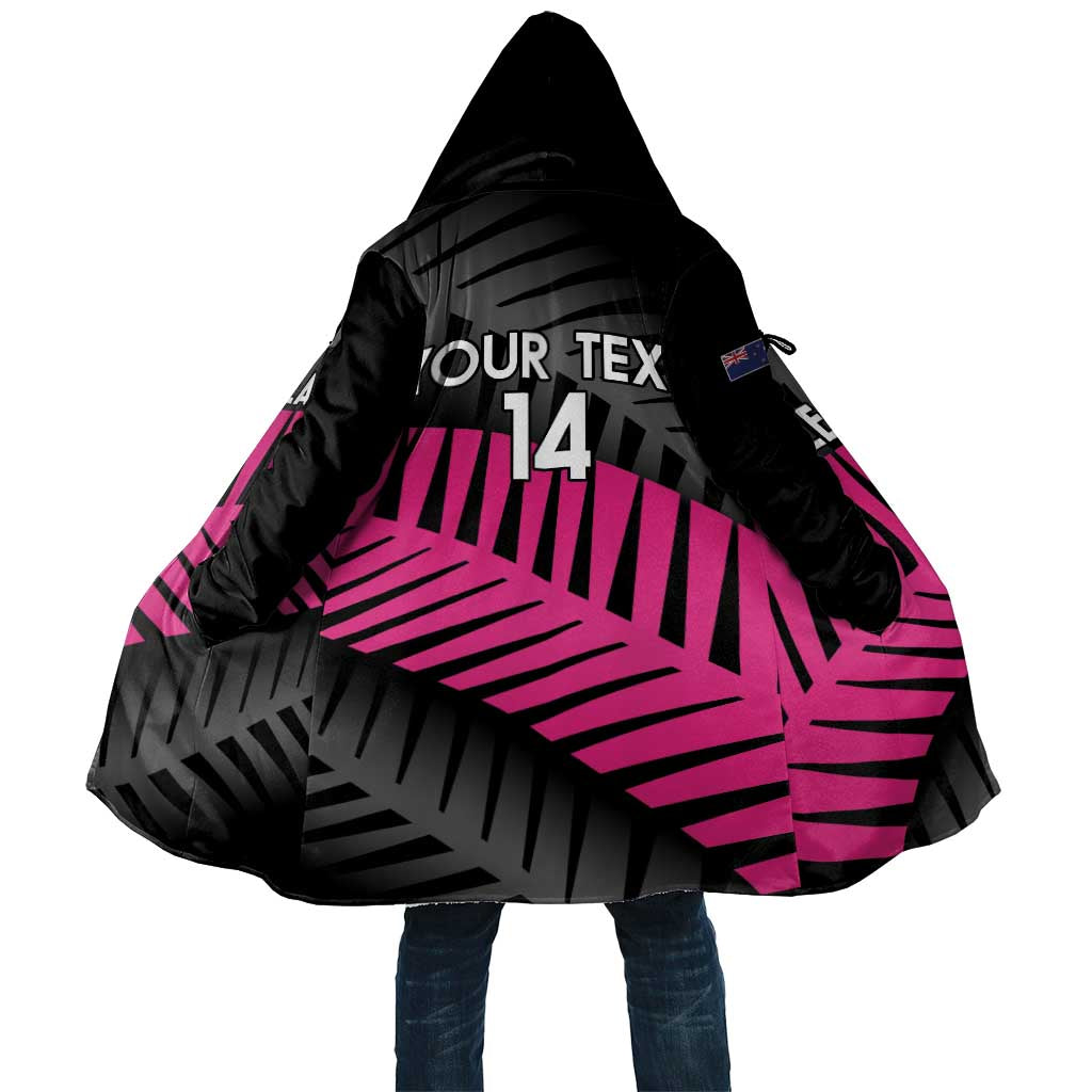 New Zealand Silver Fern Rugby Custom Cloak 2025 All Black Go Champions - Polynesian Pride