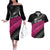 New Zealand Silver Fern Rugby Custom Couples Matching Off The Shoulder Long Sleeve Dress and Hawaiian Shirt 2025 All Black Go Champions - Polynesian Pride