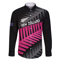 New Zealand Silver Fern Rugby Custom Family Matching Long Sleeve Bodycon Dress and Hawaiian Shirt 2025 All Black Go Champions - Polynesian Pride