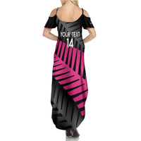 New Zealand Silver Fern Rugby Custom Family Matching Summer Maxi Dress and Hawaiian Shirt 2025 All Black Go Champions - Polynesian Pride