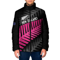 New Zealand Silver Fern Rugby Custom Padded Jacket 2025 All Black Go Champions - Polynesian Pride