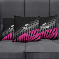 New Zealand Silver Fern Rugby Custom Pillow Cover 2025 All Black Go Champions - Polynesian Pride