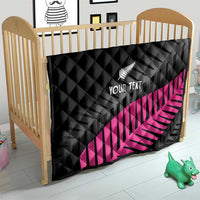 New Zealand Silver Fern Rugby Custom Quilt 2025 All Black Go Champions - Polynesian Pride