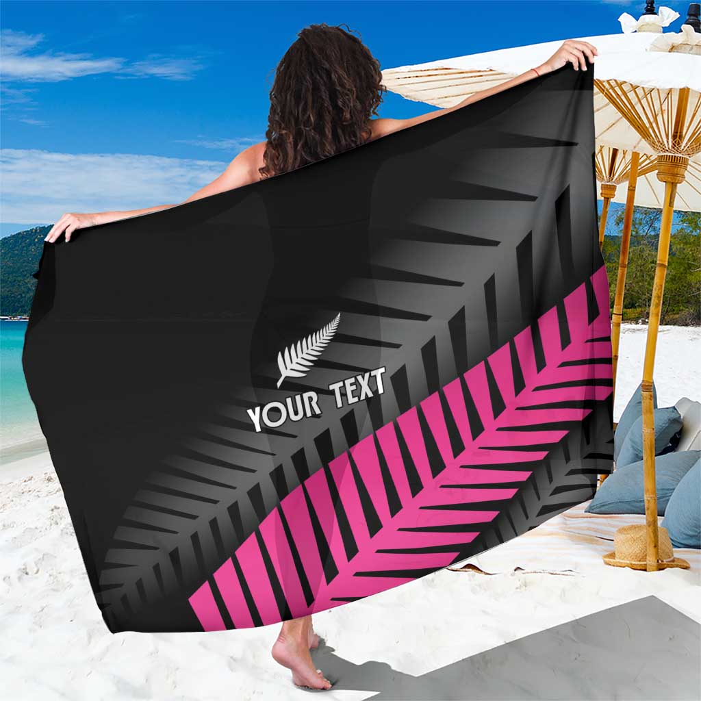 New Zealand Silver Fern Rugby Custom Sarong 2025 All Black Go Champions - Polynesian Pride