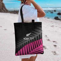 New Zealand Silver Fern Rugby Custom Tote Bag 2025 All Black Go Champions - Polynesian Pride