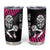 New Zealand Silver Fern Rugby Custom Tumbler Cup 2025 All Black Go Champions - Polynesian Pride
