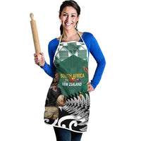 New Zealand South Africa Rugby Apron Springboks Kente All Black Maori Together - Polynesian Pride