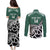 New Zealand South Africa Rugby Custom Couples Matching Puletasi and Long Sleeve Button Shirt Springboks Kente All Black Maori Together - Polynesian Pride