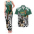 New Zealand South Africa Rugby Custom Couples Matching Tank Maxi Dress and Hawaiian Shirt Springboks Kente All Black Maori Together - Polynesian Pride