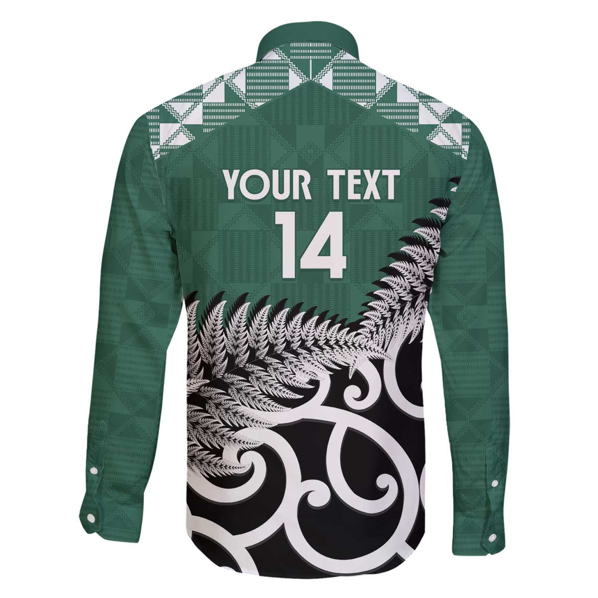 New Zealand South Africa Rugby Custom Family Matching Off The Shoulder Long Sleeve Dress and Hawaiian Shirt Springboks Kente All Black Maori Together - Polynesian Pride