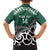 New Zealand South Africa Rugby Custom Family Matching Off Shoulder Maxi Dress and Hawaiian Shirt Springboks Kente All Black Maori Together - Polynesian Pride