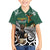 New Zealand South Africa Rugby Custom Family Matching Off Shoulder Maxi Dress and Hawaiian Shirt Springboks Kente All Black Maori Together - Polynesian Pride