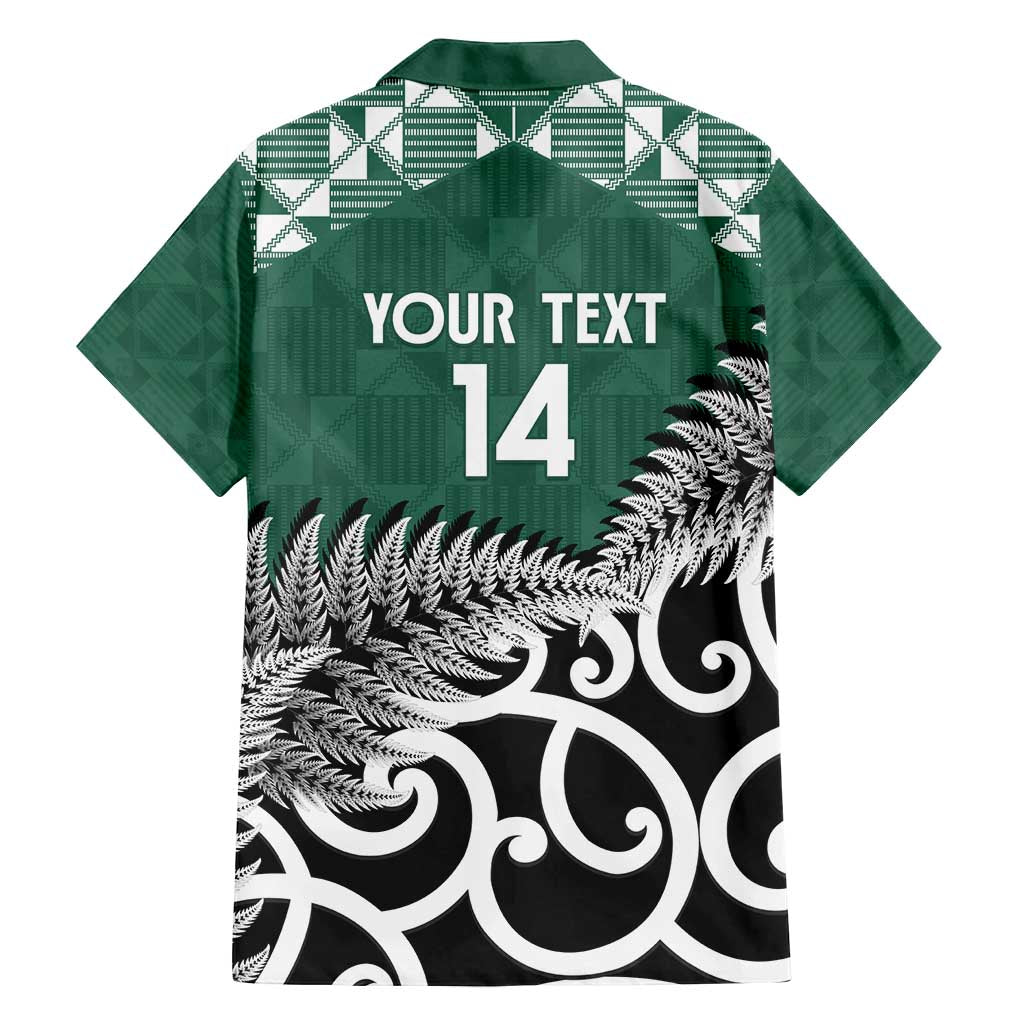 New Zealand South Africa Rugby Custom Family Matching Off Shoulder Short Dress and Hawaiian Shirt Springboks Kente All Black Maori Together - Polynesian Pride