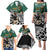 New Zealand South Africa Rugby Custom Family Matching Puletasi and Hawaiian Shirt Springboks Kente All Black Maori Together - Polynesian Pride