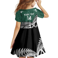 New Zealand South Africa Rugby Custom Family Matching Tank Maxi Dress and Hawaiian Shirt Springboks Kente All Black Maori Together - Polynesian Pride