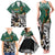 New Zealand South Africa Rugby Custom Family Matching Tank Maxi Dress and Hawaiian Shirt Springboks Kente All Black Maori Together - Polynesian Pride