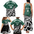 New Zealand South Africa Rugby Custom Family Matching Tank Maxi Dress and Hawaiian Shirt Springboks Kente All Black Maori Together - Polynesian Pride