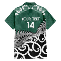 New Zealand South Africa Rugby Custom Family Matching Tank Maxi Dress and Hawaiian Shirt Springboks Kente All Black Maori Together - Polynesian Pride
