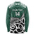 New Zealand South Africa Rugby Custom Long Sleeve Shirt Springboks Kente All Black Maori Together - Polynesian Pride