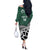 New Zealand South Africa Rugby Custom Off The Shoulder Long Sleeve Dress Springboks Kente All Black Maori Together - Polynesian Pride