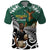 New Zealand South Africa Rugby Custom Polo Shirt Springboks Kente All Black Maori Together - Polynesian Pride