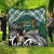 New Zealand South Africa Rugby Quilt Springboks Kente All Black Maori Together - Polynesian Pride
