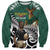 New Zealand South Africa Rugby Custom Sweatshirt Springboks Kente All Black Maori Together - Polynesian Pride