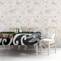 New Zealand South Africa Rugby Tablecloth Springboks Kente All Black Maori Together - Polynesian Pride