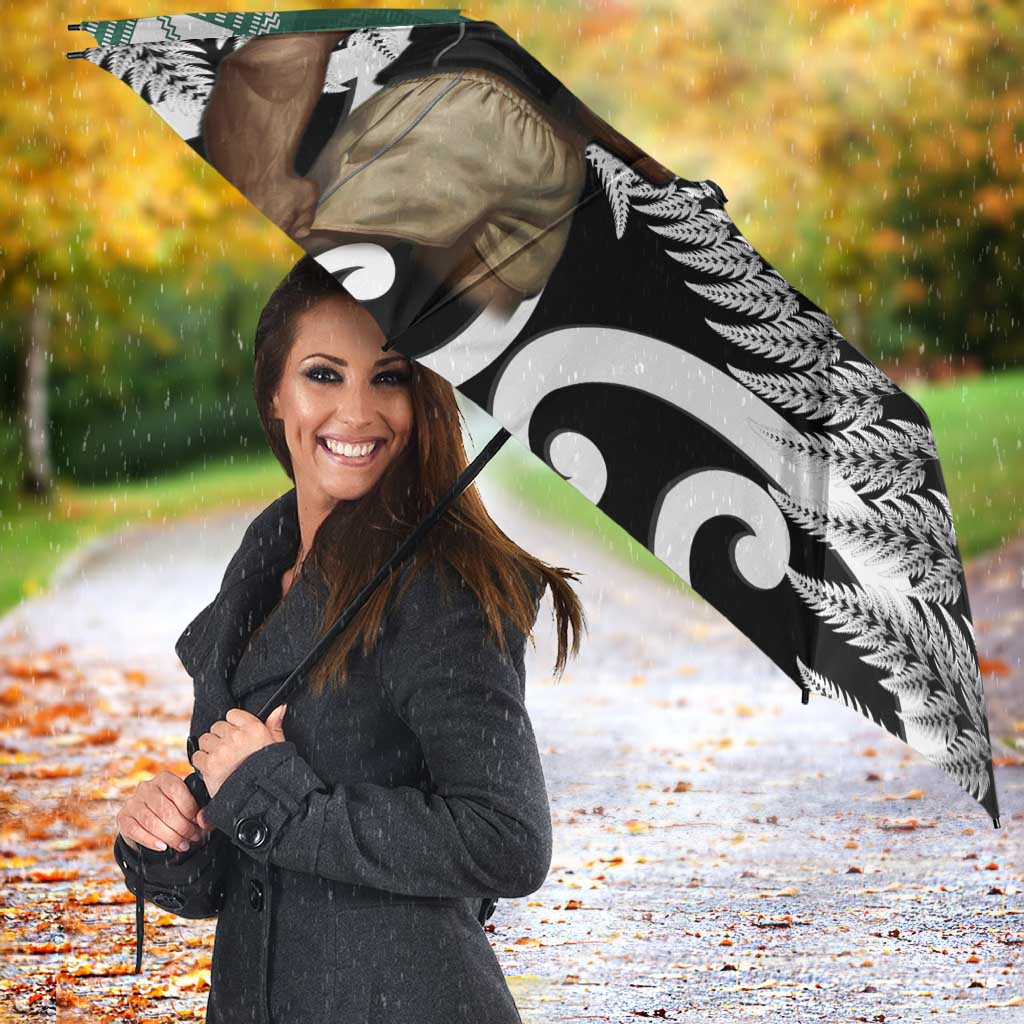 New Zealand South Africa Rugby Umbrella Springboks Kente All Black Maori Together - Polynesian Pride