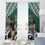 New Zealand South Africa Rugby Window Curtain Springboks Kente All Black Maori Together - Polynesian Pride