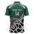 New Zealand South Africa Rugby Custom Zipper Polo Shirt Springboks Kente All Black Maori Together - Polynesian Pride