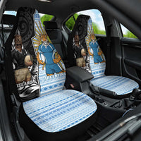New Zealand Argentina Rugby Car Seat Cover 2025 Los Pumas All Black Together - Polynesian Pride