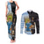 New Zealand Argentina Rugby Custom Couples Matching Tank Maxi Dress and Long Sleeve Button Shirt 2025 Los Pumas All Black Together - Polynesian Pride