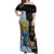 New Zealand Argentina Rugby Custom Off Shoulder Maxi Dress 2025 Los Pumas All Black Together - Polynesian Pride