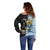 New Zealand Argentina Rugby Custom Off Shoulder Sweater 2025 Los Pumas All Black Together - Polynesian Pride
