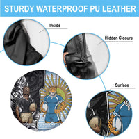 New Zealand Argentina Rugby Spare Tire Cover 2025 Los Pumas All Black Together - Polynesian Pride