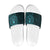 New Zealand Skull Darts Slide Sandals Aotearoa Maori Chest Tattoo Stylized Teal - Polynesian Pride