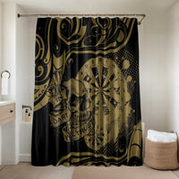 New Zealand Darts Bathroom Set Skull In Dart We Trust Maori Pattern - Polynesian Pride