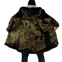 New Zealand Darts Cloak Skull In Dart We Trust Maori Pattern - Polynesian Pride